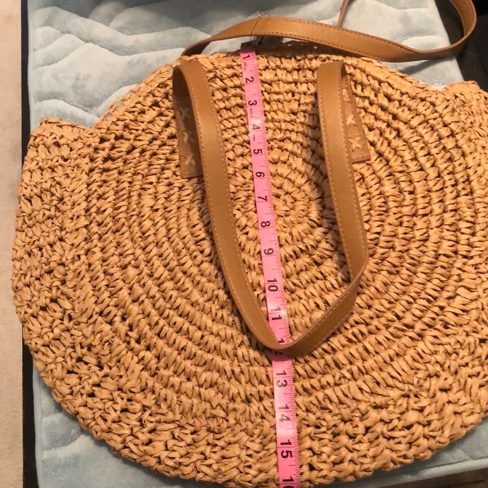 FINAL ⬇️ Trendy Large bohochic, handwoven, rattan - Picture 5 of 7